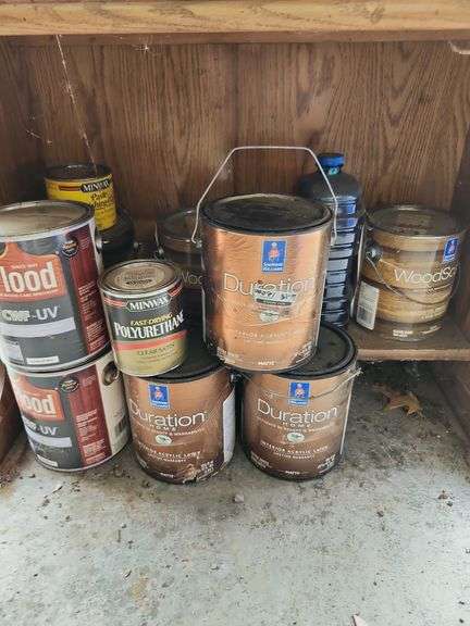 Desk and Hutch with paint below