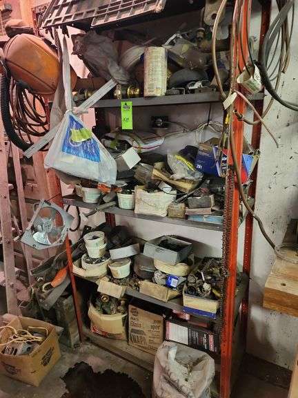 Shelving unit and contents
