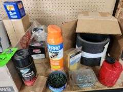 Filters, rubber gasket, screws