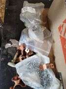Plumbing fittings, screws, bolts, hangers, washers, light miscellaneous