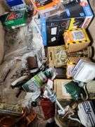 Plumbing fittings, screws, bolts, hangers, washers, light miscellaneous