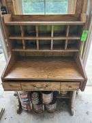 Desk and Hutch with paint below
