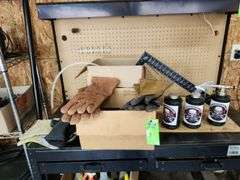 Undercoating and spraying guns, gloves, square