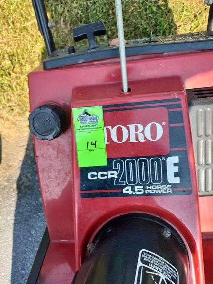 Toro snowblower