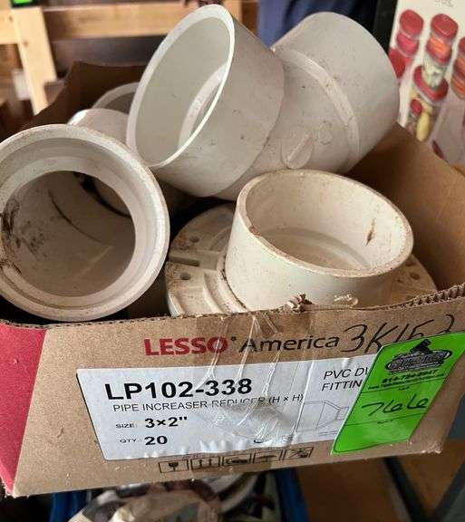 Assorted PVC elbows