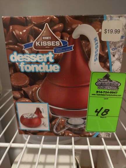 Hershey kisses, dessert, fondue dish