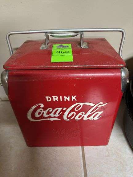 Old Coca-Cola drink cooler
