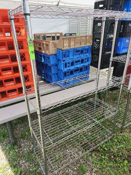 Wire shelving