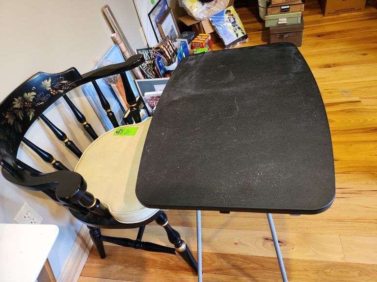Chair and table