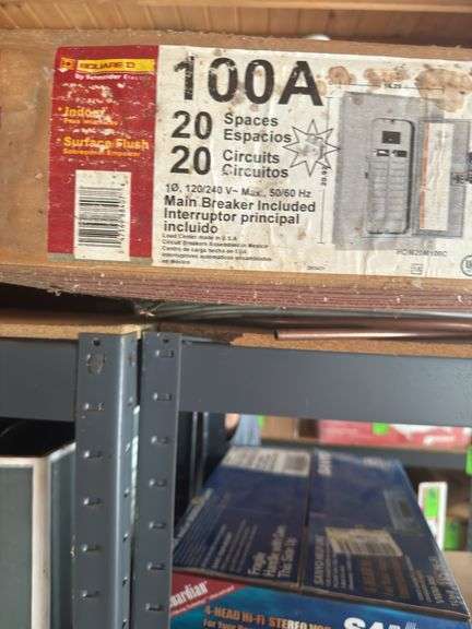 Breaker box Square D electric panel