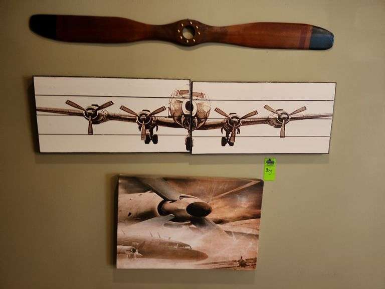 Airplane pictures and propeller