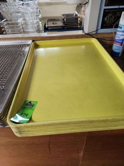 Plastic sheet trays