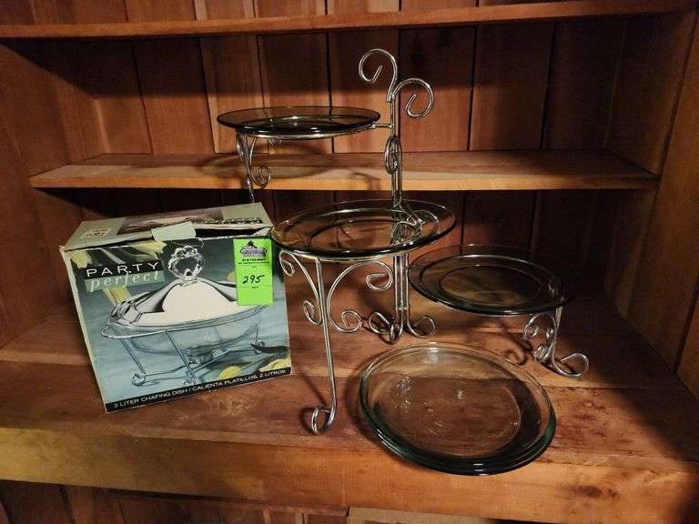 Chafing dish and display stand