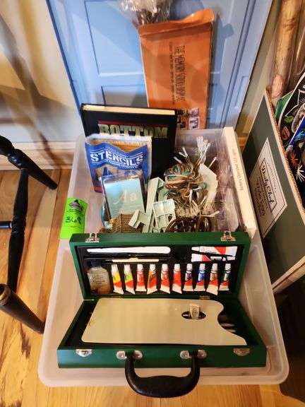 Art supplies and miscellaneous items