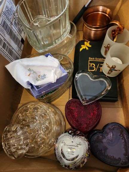Heart shape glass