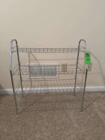 Metal shoe rack