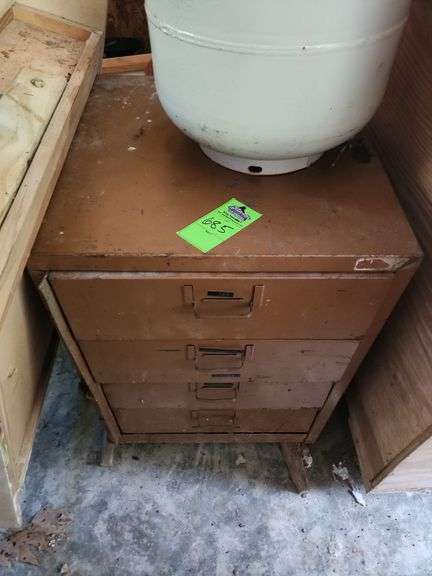 File cabinet with contents