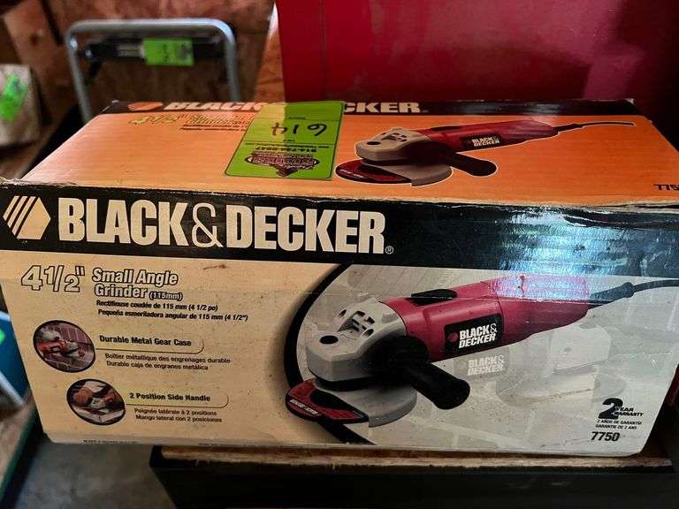 Black & Decker grinder