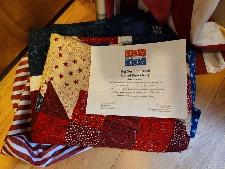 Flag and quilt