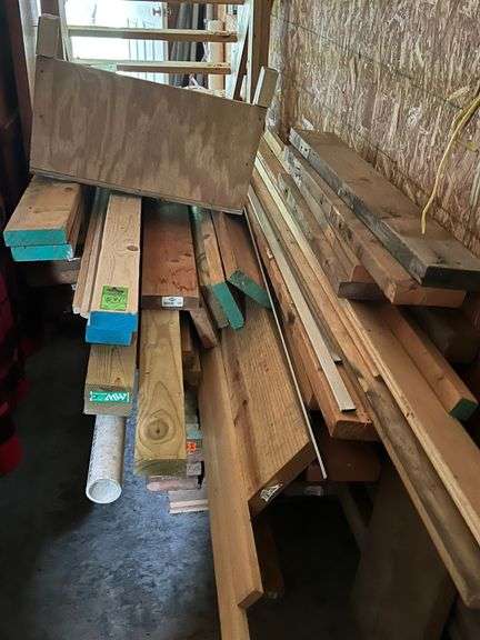 Pile of wood two by fours