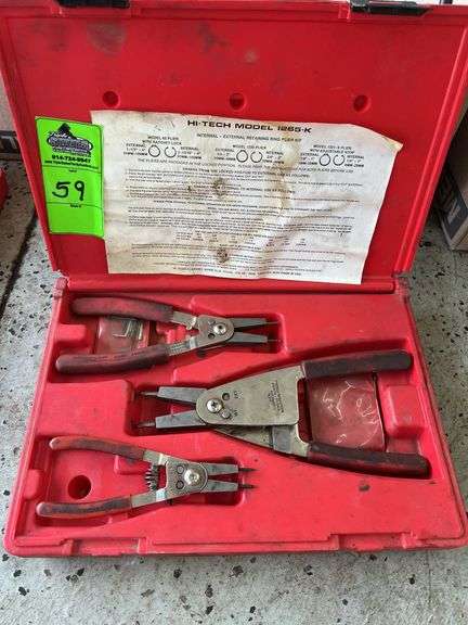 Internal  External Retaining Ring Plier Kit