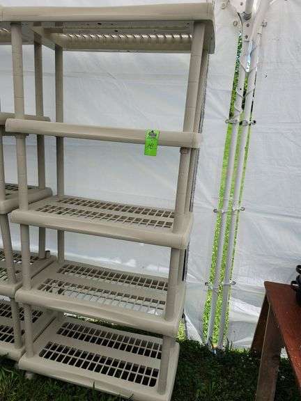 Plastic shelving