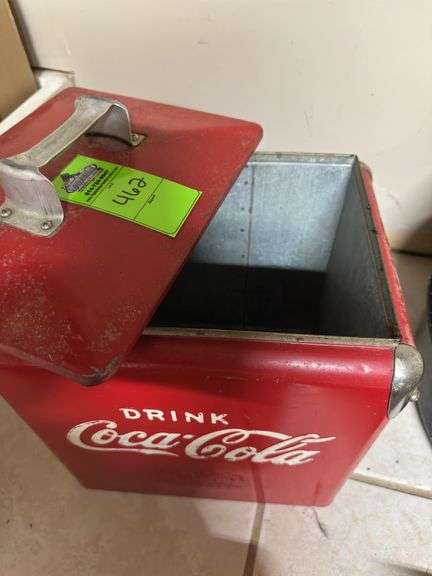 Old Coca-Cola drink cooler