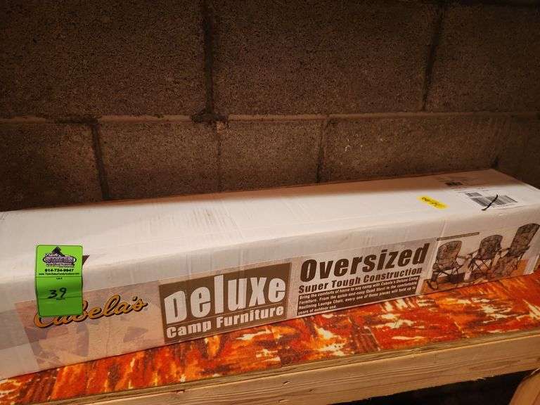 Cabela's Deluxe armchair new in box