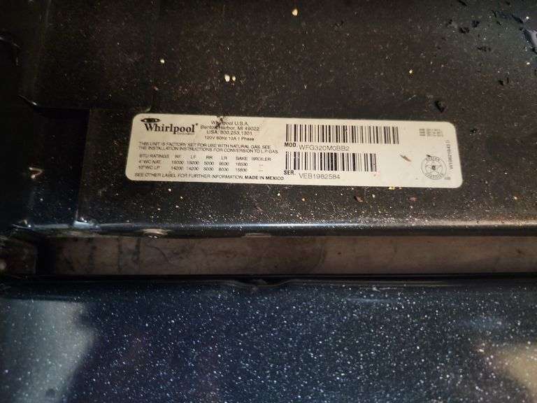 Gas stove Whirlpool