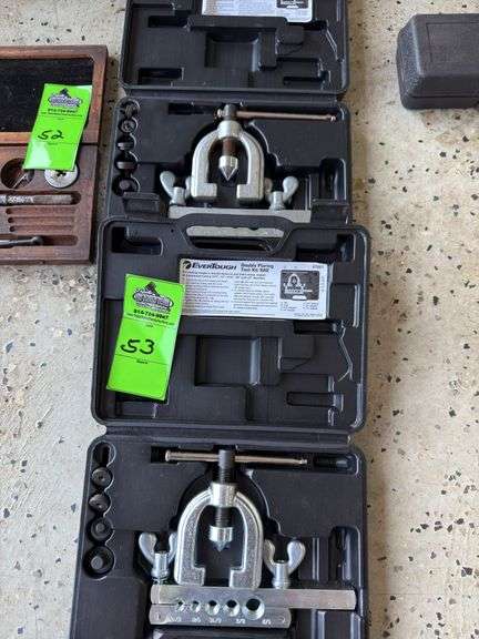 Double flaring tool kits
