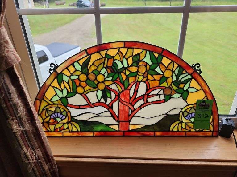 Stained glass window decoration