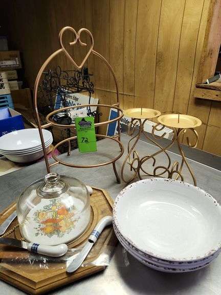 Assorted catering items
