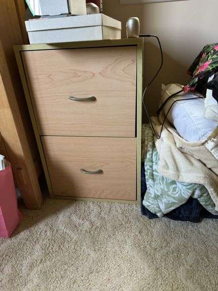 Two drawer filing cabinet no contents