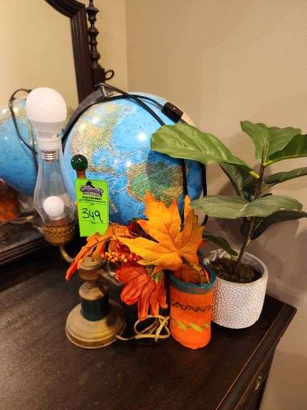 Lamp Planters and globe