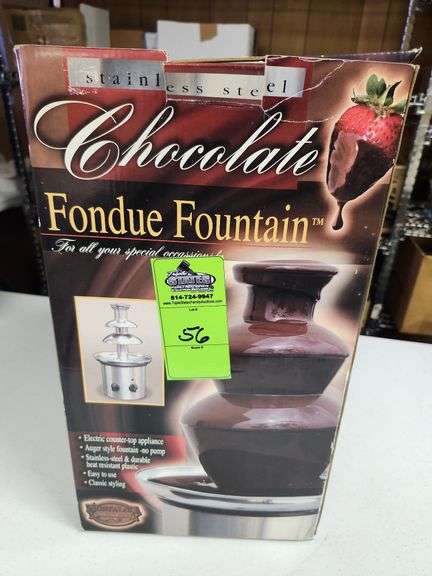 Fondue fountain