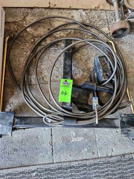 Trailer hitch attachment and cable with lock