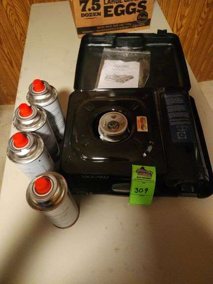 Butane stove with butane