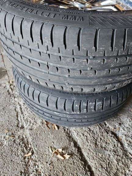 Shelby rims with tires quantity of two