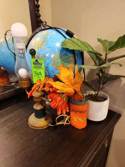 Lamp Planters and globe