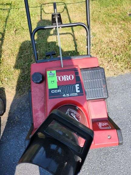 Toro snowblower