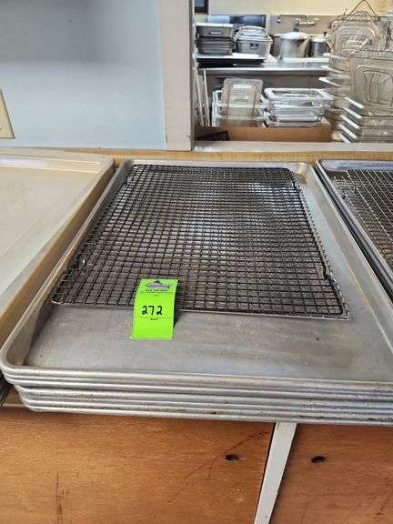 Sheet pans and rack