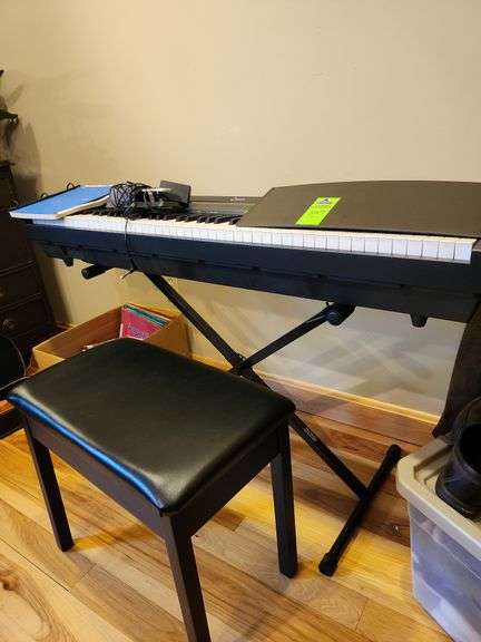 Donner keyboard with foot pedal stand and seat