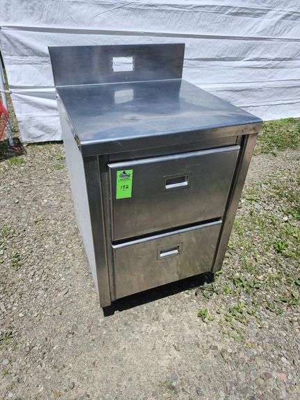 Stainless steel stand with drawers
