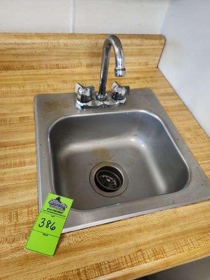 Stainless steel hand sink