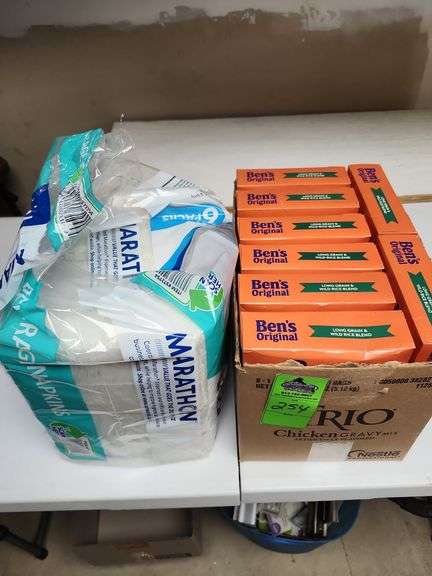 Rice and napkins