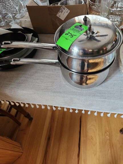 Stainless steel pots