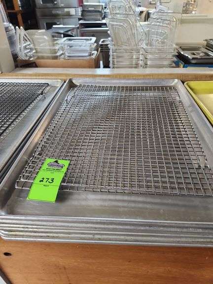 Sheet pans and rack