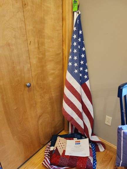 Flag and quilt