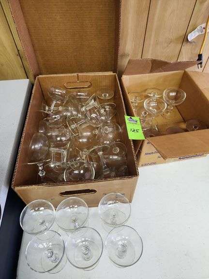 Champagne glasses about 40