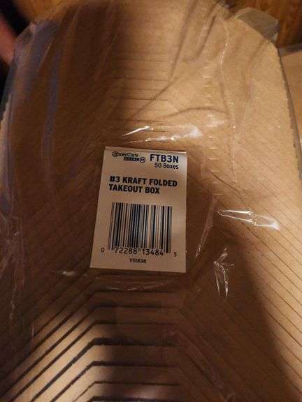 Paper take out boxes